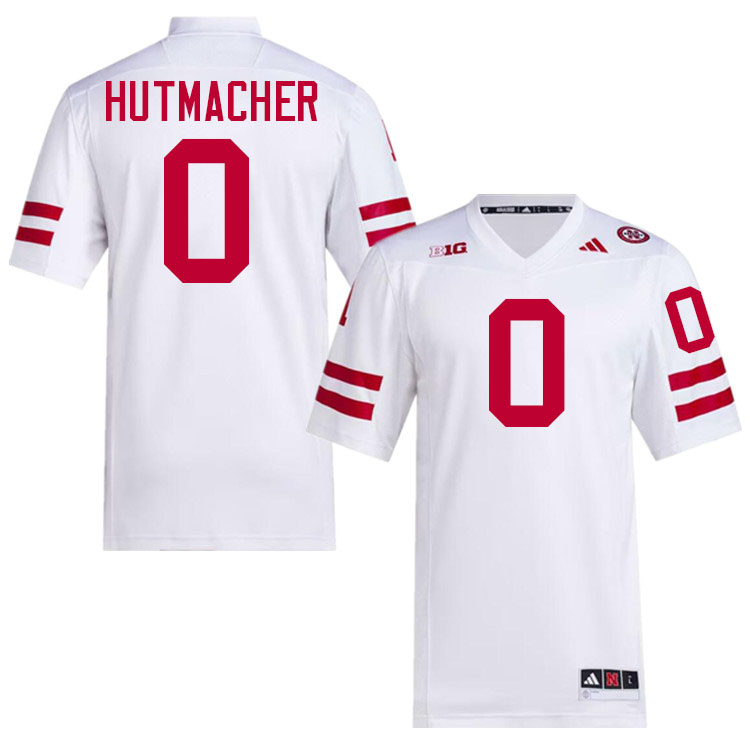 Nash Hutmacher Nebraska Jersey,Nebraska Cornhuskers Football Uniforms,Jersey-White